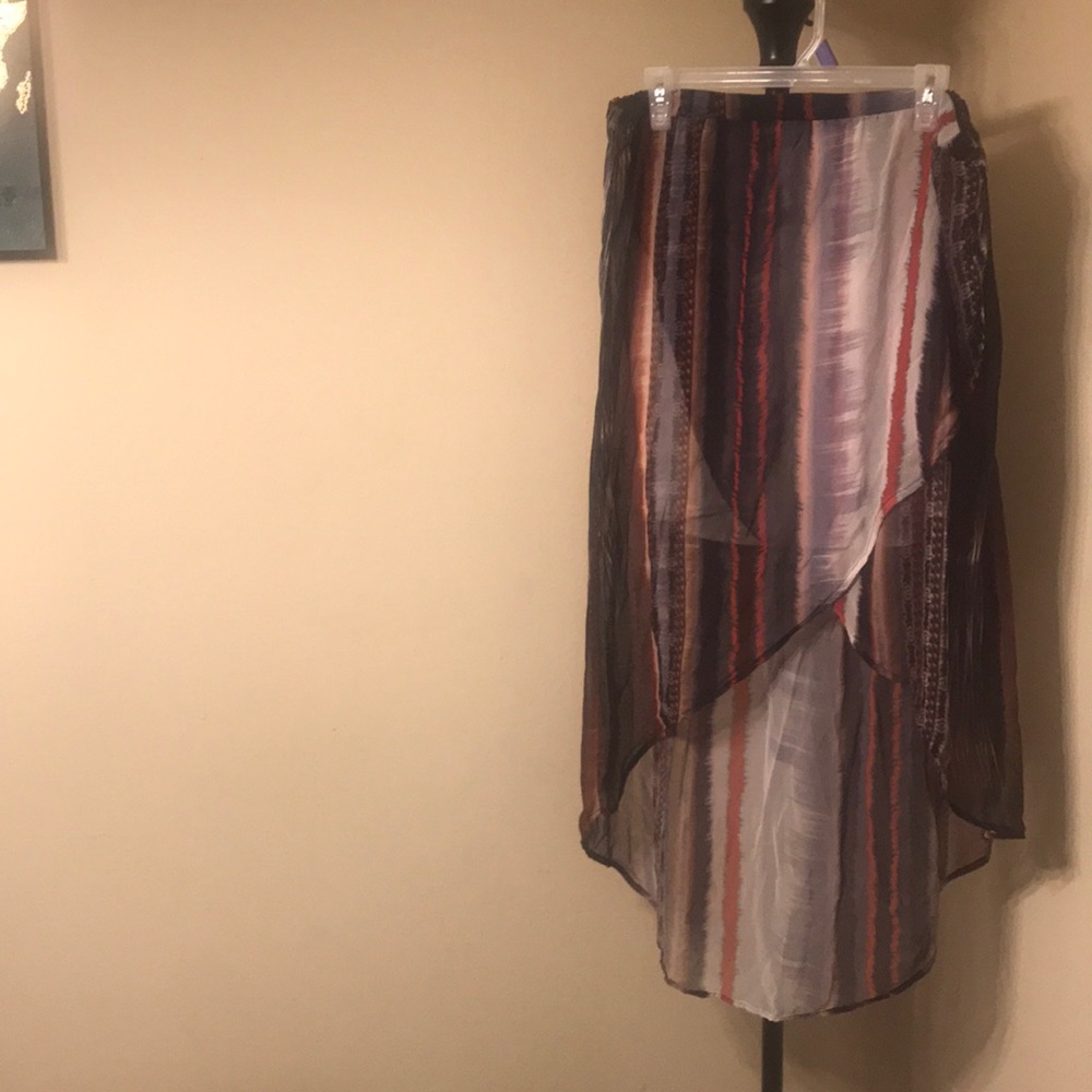 Hi low skirt